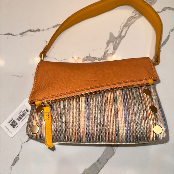 NWT Hammitt $395 16671 Dillon Small Tangerine 6-Way Baguette Bag - Picture 6 of 10